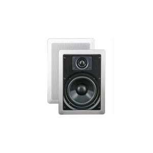  AudioSource 6.5 100 Watt 2 Way In Wall Speakers   White 