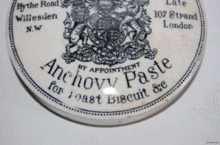 Burgesss Anchovy Paste Pot Lid  