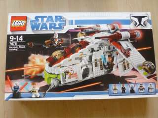 LEGO Star Wars 7676   Republic Attack Gunship NEUWERTIG & OVP  