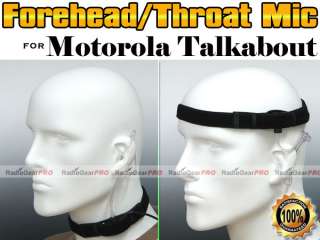 Forehead Throat Mic for Motorola Talkabout & Cobra  