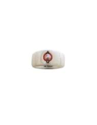 Charlotte Damen Ring Grundform Cha21 d19,0 weiß Keramik 33 099292 