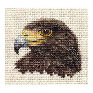 HARRIS HAWK ~ Full counted cross stitch kit, Bird  