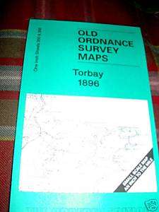 OLD ORDNANCE SURVEY MAP DEVON Torbay 1896 S 350 & 356  