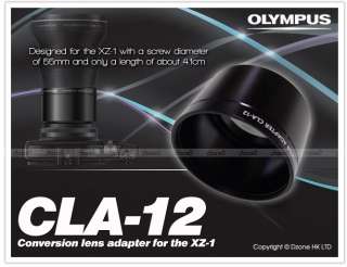 Genuine Olympus CLA 12 Lens Adapter for XZ 1Screw diameter 46.5 mm Ø 