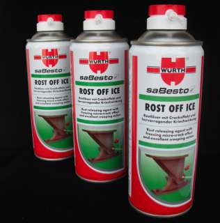 WURTH ROST OFF ICE   400ml   RUST RELEASING AGENT   SAME DAY DESPATCH 
