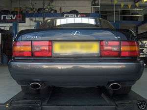 Lexus LS400 Stainless Cat Back Dual Exit Exhaust System  