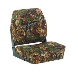 WISE HUNTING FISHING FOLD DOWN CAMO DUCK BOAT SEAT NEW  