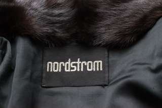 BLACK DIAMOND MINK Fur +  Long Womens Brown Full Length Coat 