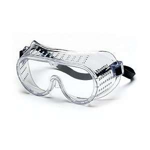 Crews Economy Goggles   Regular w/ rubber strap, Clear Lens   Box of 