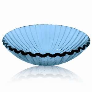  Decolav 1035 BL 17 Inch Round Clam Shell Natural Glass 