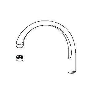 Delta Faucet RP21462PB Waterfall, Spout Assembly for 9 1/2 Inch with 