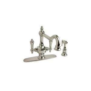  Giagni Isonzo Two Handle Kitchen Faucet with Side Spray 