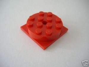 Lego Turntable 4 X 4 Square Base Red X2 Part No 3403  