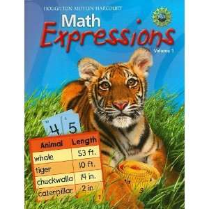 Houghton Mifflin Harcourt Math Expressions, Vol. 1, Level 