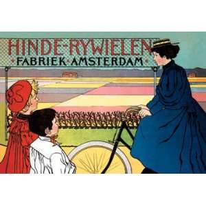  Hinde Rywielen Factory in Amsterdam 28x42 Giclee on Canvas 