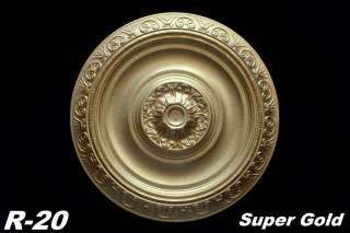   Rosette Deckenrosette Stuckrosette 40 cm R 20 SuperGOLD