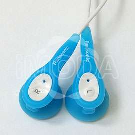 Panasonic RP HV21 Soft silicone coloured earphones BLU  