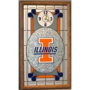  Zameks Illinois Fighting Illini NCAA Licensed Wall Clock 