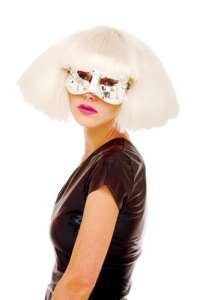 Silver Poker Face Mask   Holiday Costumes