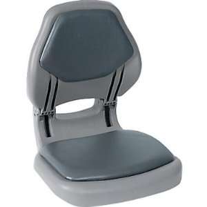 Wise Deluxe Folding Boat Seats Blue seat with gray trim #WIS