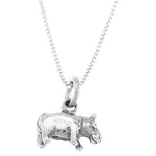  Betsey Johnson Safari Pink Hippo 2 Row Necklace Jewelry