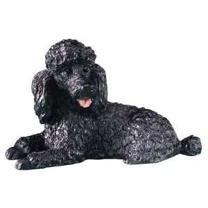  Black Poodle Dog   Collectible Figurine Statue Figure 