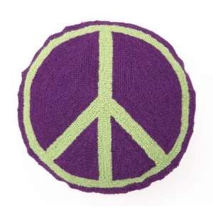  Purple Peace Sign Hook Pillow Baby