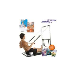 Pilates Power Gym 3-Elevation Mini Reformer Exercise Machine