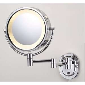   Dual Sided Surround Light Wall Mount Makeup Mirror