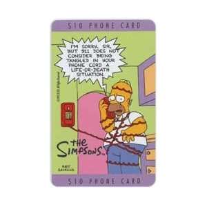  Collectible Phone Card $10. Homer Simpson (Homer Tangled 