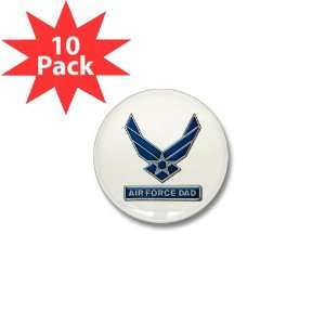  Mini Button (10 Pack) Air Force Dad 