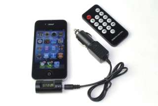 FM Transmitter + Car Charger + Remote Control for iPhone iPod  MP4