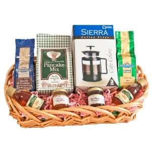 Ghirardelli Coffee Lovers Breakfast in Bed French Press Gourmet Gift 