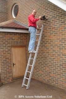 Combi Ladder configured as a 3 section extension ladder