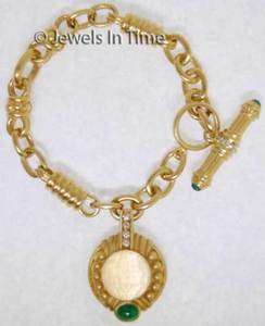 Judith Ripka Ladies Diamond & 18K Gold Bracelet 7  