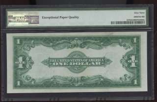 1923 SILVER CERTIFICATE PMG 63 EPQ #2 of 4 CONSECUTIVES from CUT 