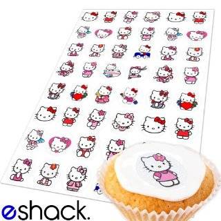 18 48x hello kitty edible cake toppers birthday cupcake topper by 