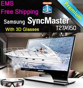 SAMSUNG Smart HDTV 3D Monitor 27 T27A950+3D Glasses  
