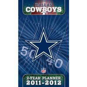   Turner Dallas Cowboys 2 Year Planner For 2011 2012