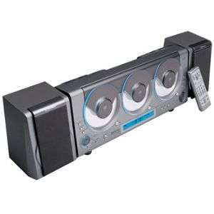   MS3106 WALL MOUNTABLE 3 CD R/RW AUDIO SYSTEM WITH DIGITAL TUNER  