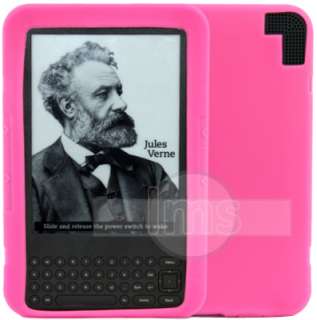   Magic Store   B PINK SOFT SILICONE CASE COVER FOR  KINDLE 3 3G