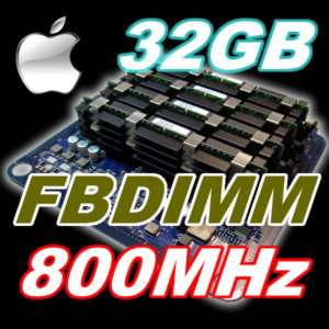 32GB (8X4GB) DDR2 800MHz ECC FB DIMM Apple Mac Pro 3.2G 0846923001607 