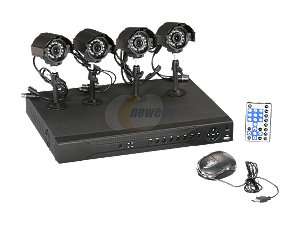 Vonnic DKSY0804D 8 channel + 4 Sony CCD Bullet Cameras 12 IR LED H.264 