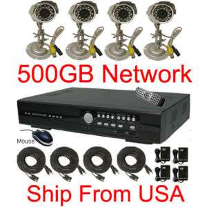 CH Camera Network Security CCTV DVR System 500GB SPY  