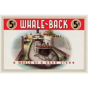    Whale Back Cigars   Paper Poster (18.75 x 28.5)