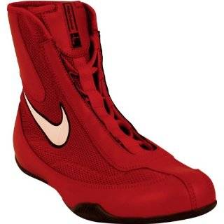   Nike Machomai Boxing Shoes   Mid, 12, Red/White
