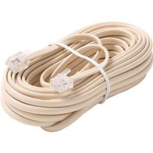  50 Ivory 6 Conductor Telephone Line Cord Electronics