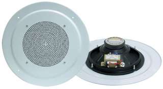 New Pair Round 8  inch In Wall or Ceiling Speakers  
