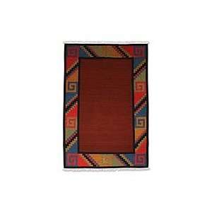  NOVICA Wool rug, Colors (6x9)