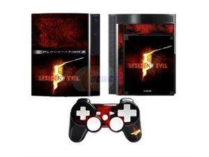    Resident Evil 5 PS3 Controller Faceplate & Console Skinz